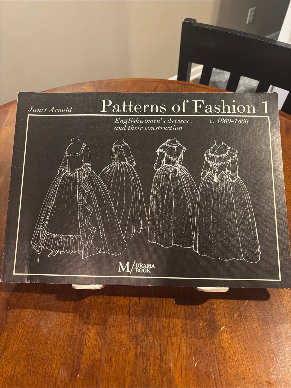 Patterns of Fashion 1 - Black Illustrated Cover